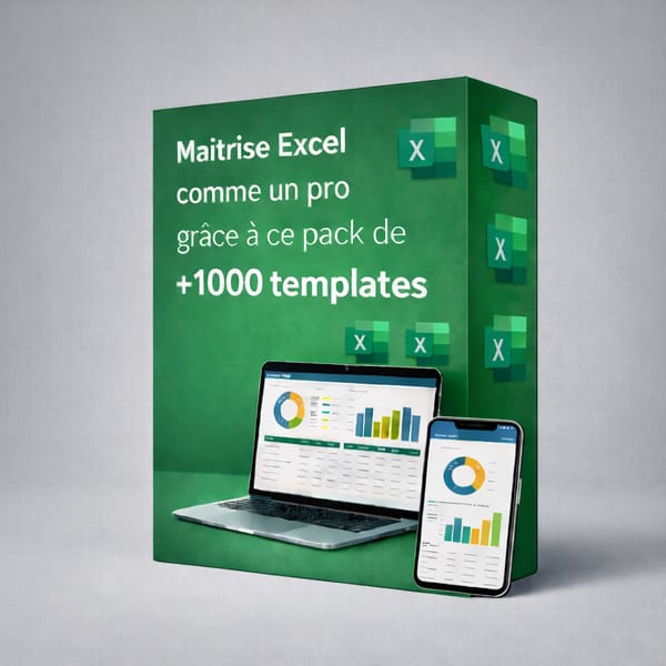 Maîtrise Excel comme un pro grâce à ce pack de +1000 templates