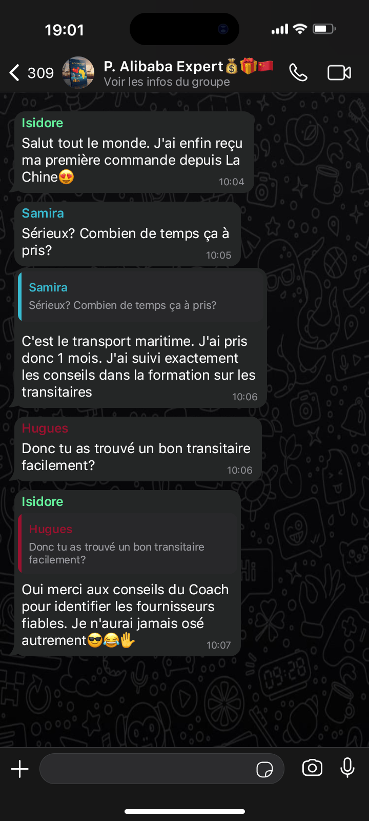Témoignage 1