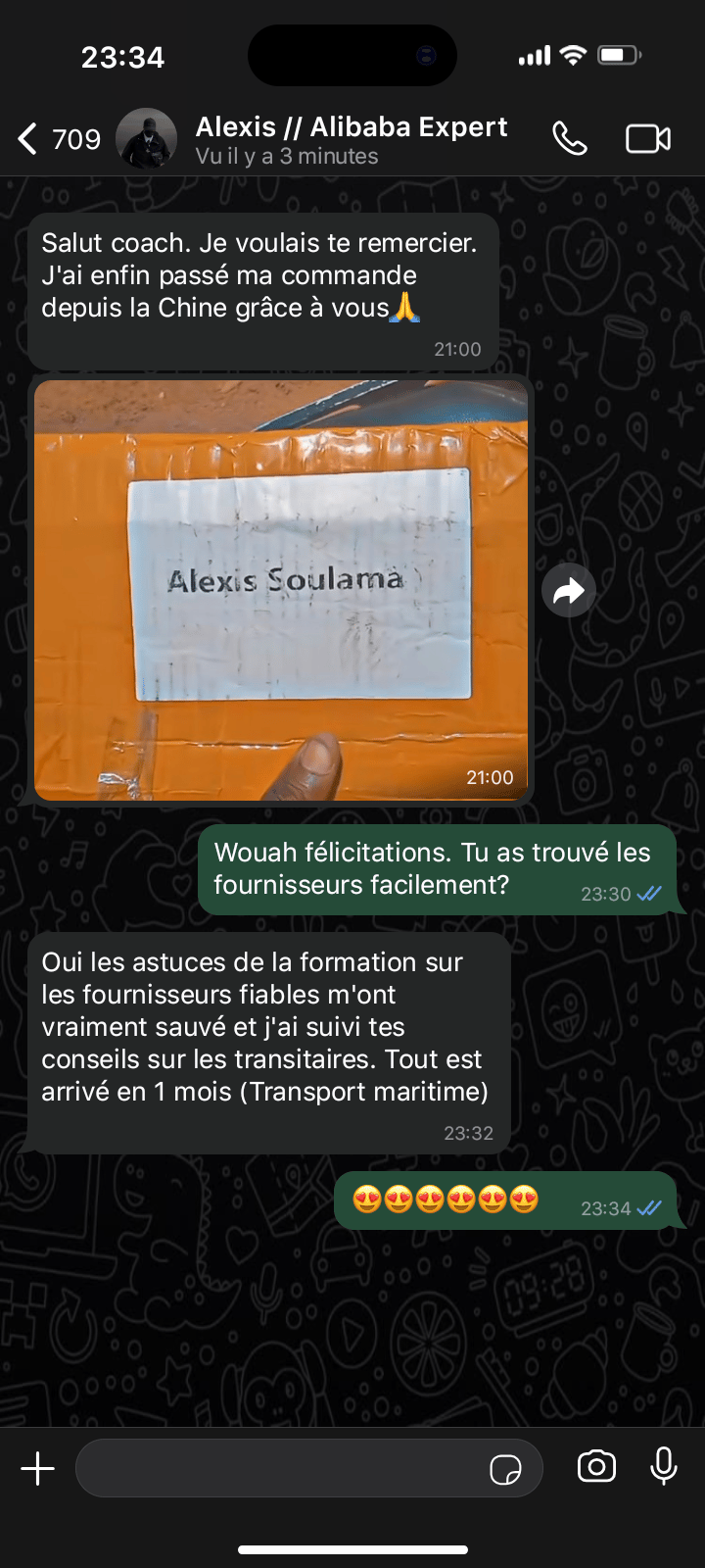 Témoignage 1